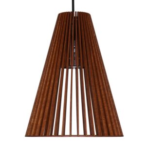Alternative view of Pendelleuchte CONO aus Holz