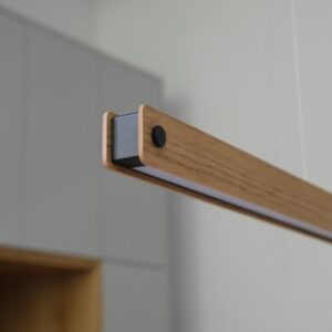 Alternative view of ZEUS Hängeleuchte Eiche Massiv